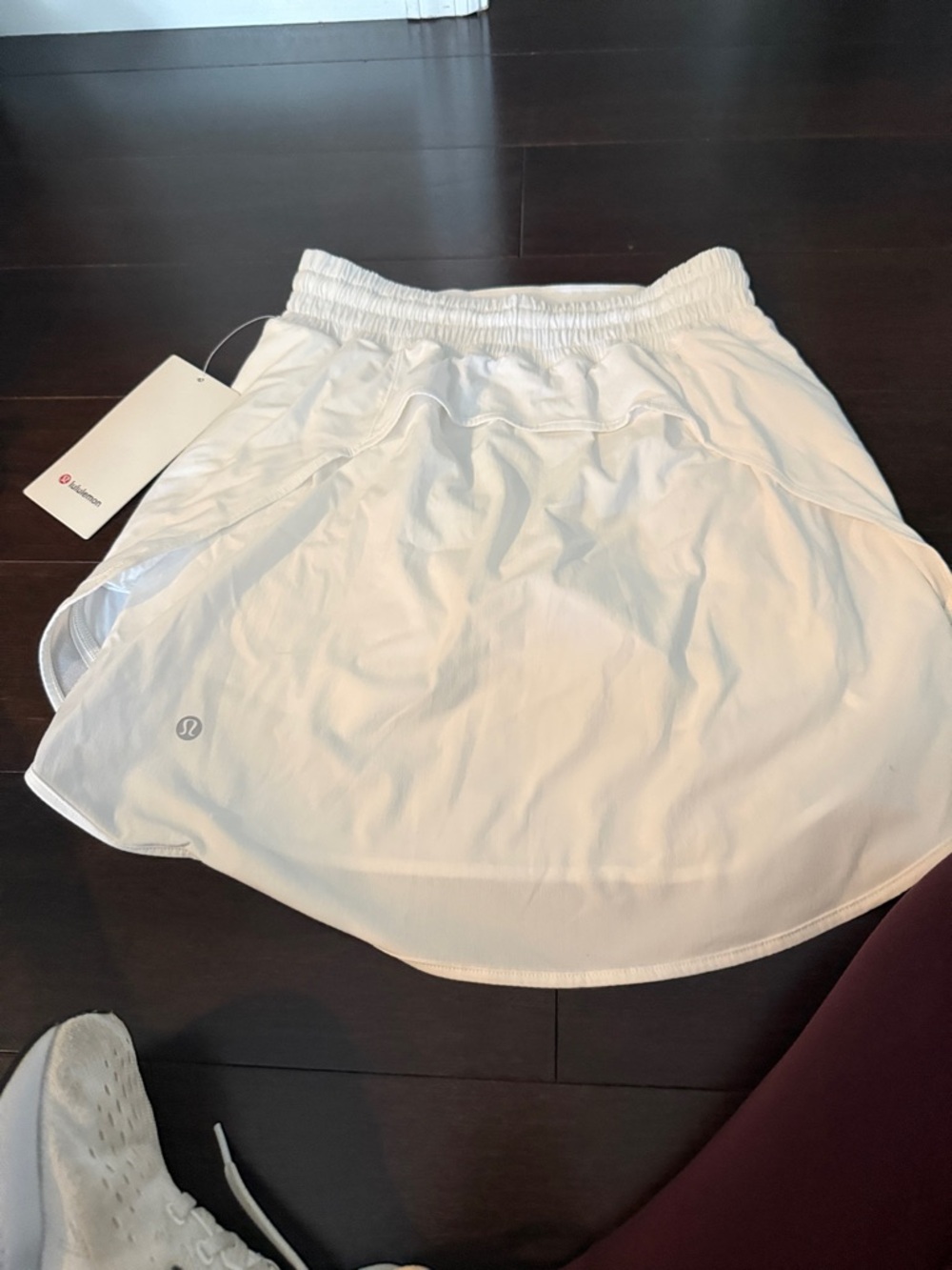 lululemon athletica White Circle Skirt with Built-In Liner